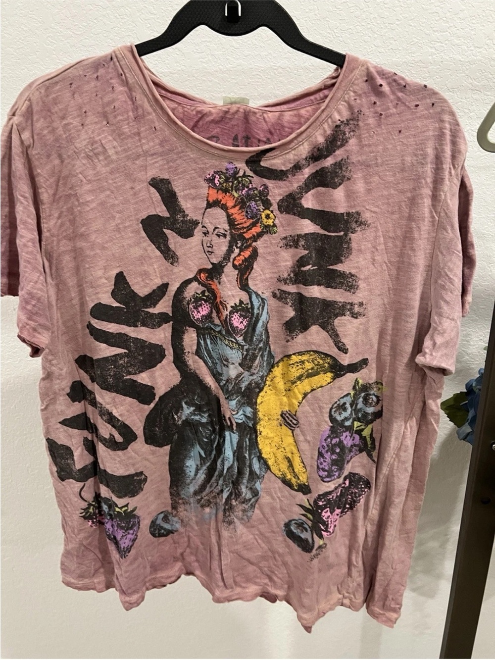 Magnolia Pearl Dusty Pink Short Sleeve Tee with Vintage Graphic
